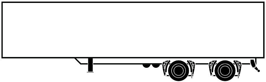 Enclosed Box Dry Van Trailer